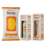 Norms Full Hemorrhoid Treatment Bundle (Cream, Wipes & Spray)