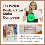 Norms Big Sheets Medicated Wipe for postpartum care, jumbo size compress for soothing relief, gentle and effective.