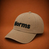 Norms Classic Dad Hat – Cream | Washed Cotton Strapback Cap