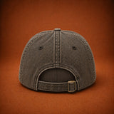 Norms Classic Dad Hat – Black | Washed Cotton Strapback Cap