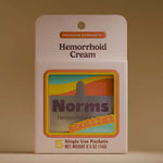 Single Norms Hemorrhoid Cream Squeezie box, compact and on‑the‑go ready
